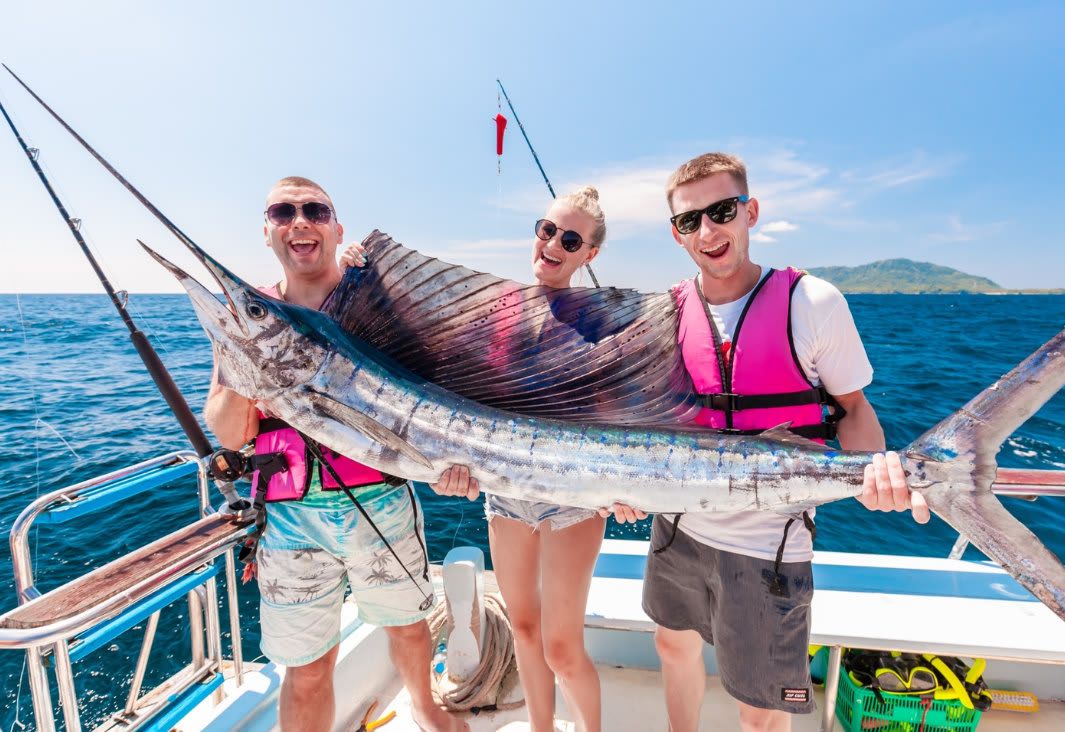 Phuket Deep Sea Fishing at Racha Island Boat Cruise