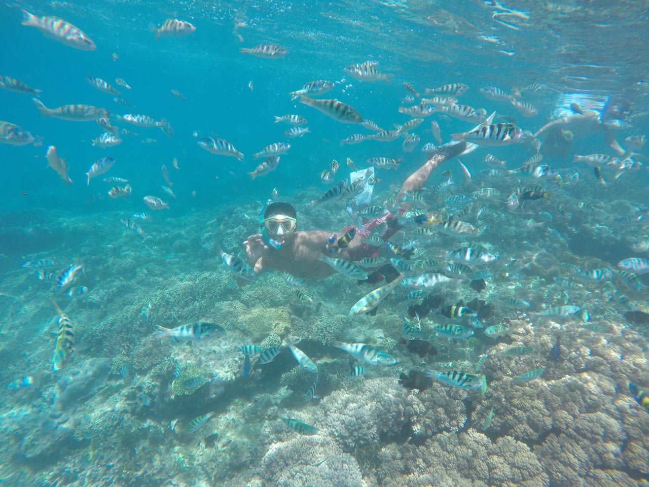 Snorkeling at Labuhan Amuk Beach