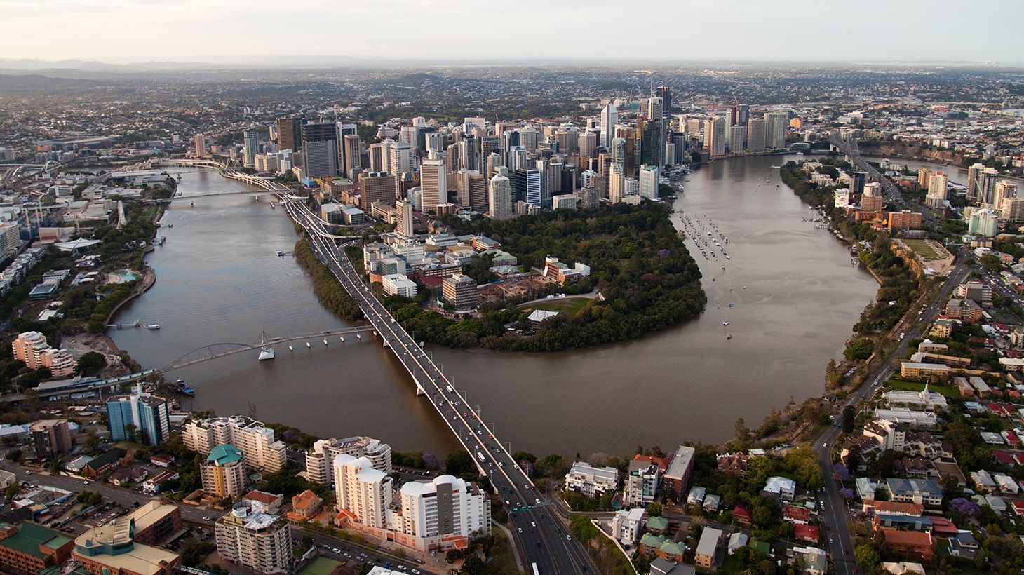 Fly Over Brisbane City Skyline on a 60-Minute Scenic Flight