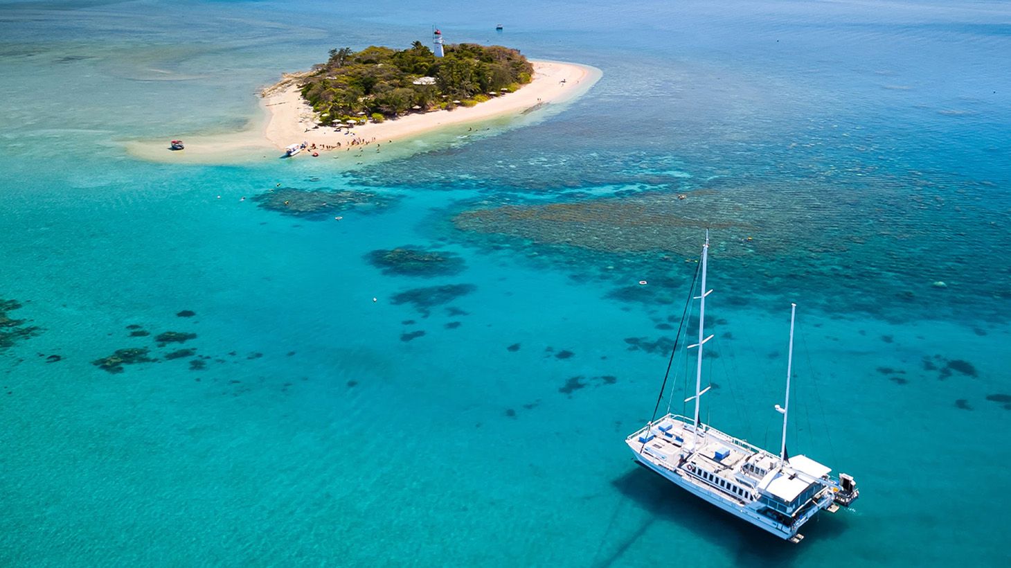 Great Barrier Reef Low Isle Cruise with Snorkelling Equipment, Tropical Lunch & Glass of Sparkling