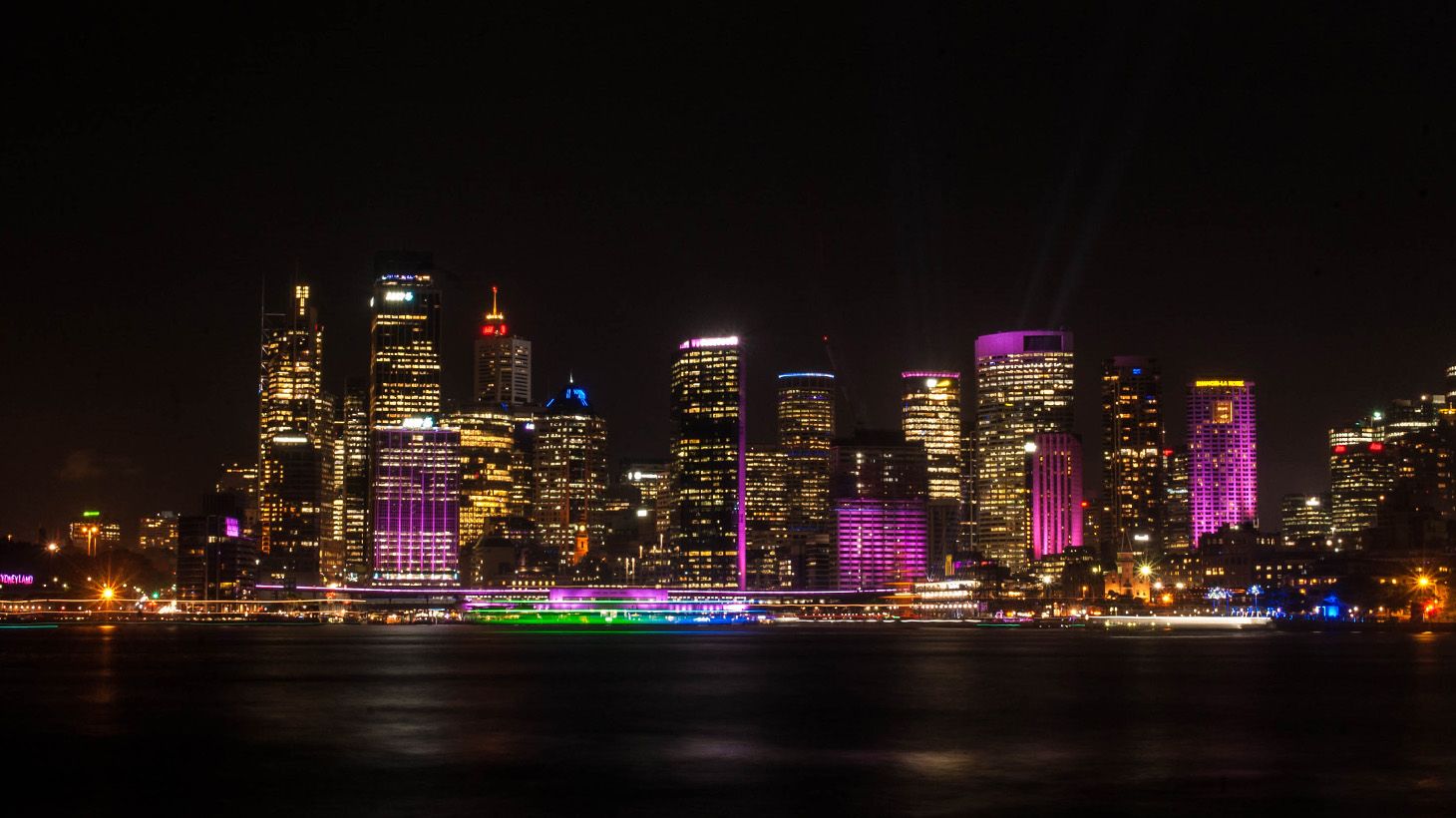 90-Minute Vivid Sydney Harbour Cruise with Buffet Dinner & Drink on Arrival 2