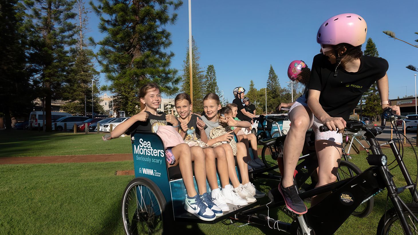 1.5-Hour Guided Rickshaw Tour of Perth CBD with Street Art Visits & Return Transfers to WA Museum Boola Bardip 1
