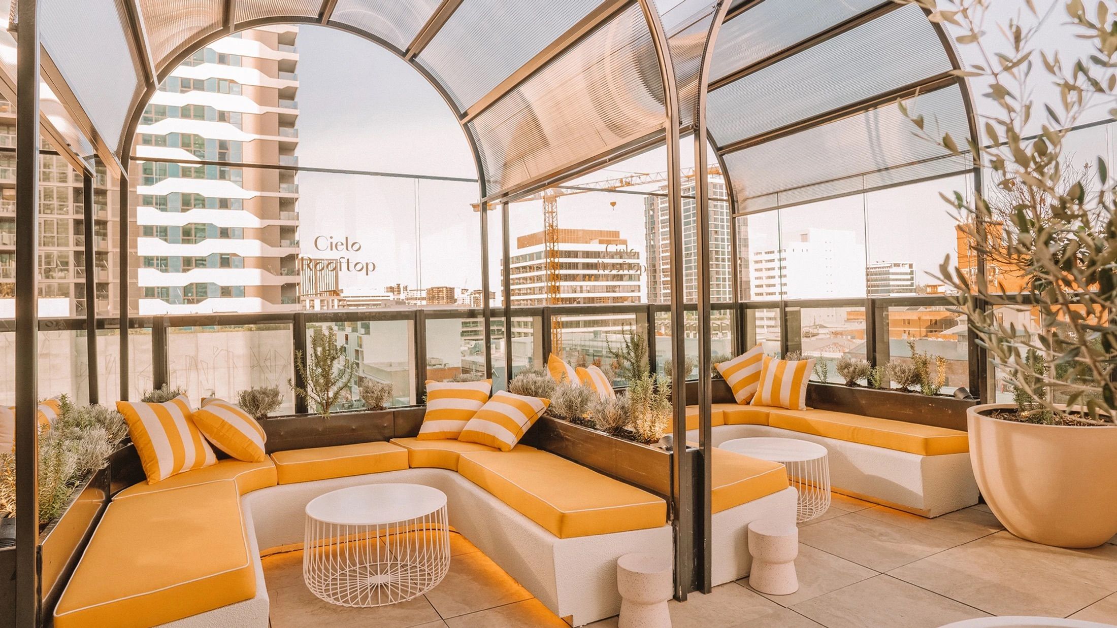 Cielo Rooftop Experience for Two with Cheese Platter, Charcuterie Board & Four Cocktails 7