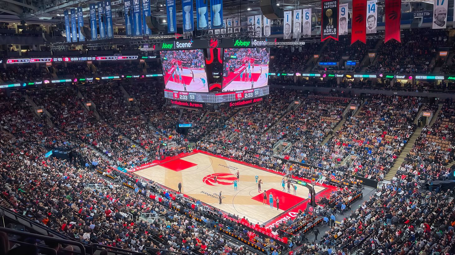 Ticket to a Toronto Raptors Basketball Game at Scotiabank Arena