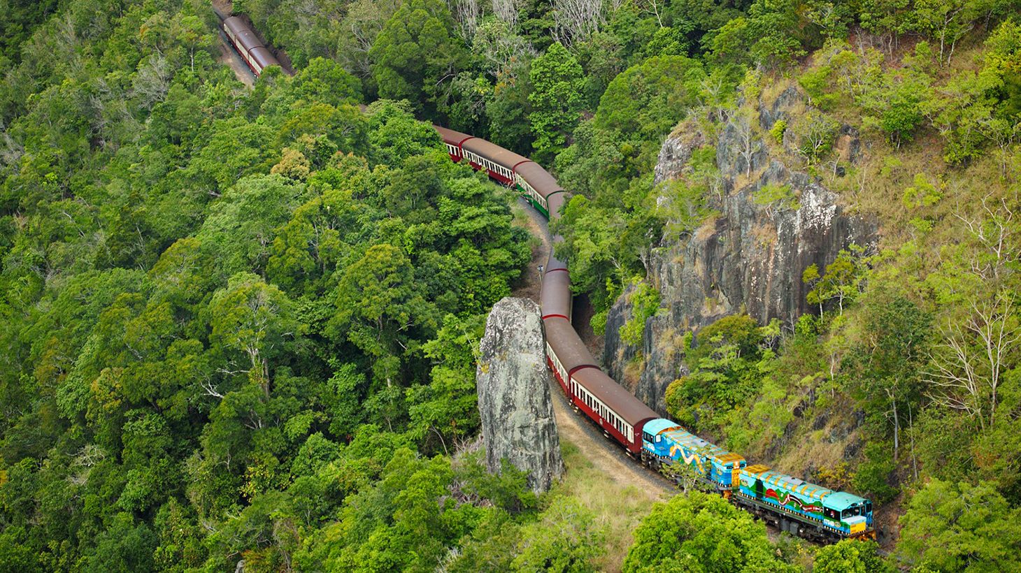 Journey through Heritage-Protected Rainforest with a One-Way Skyrail Ride & Scenic Rail Boarding Pass 1