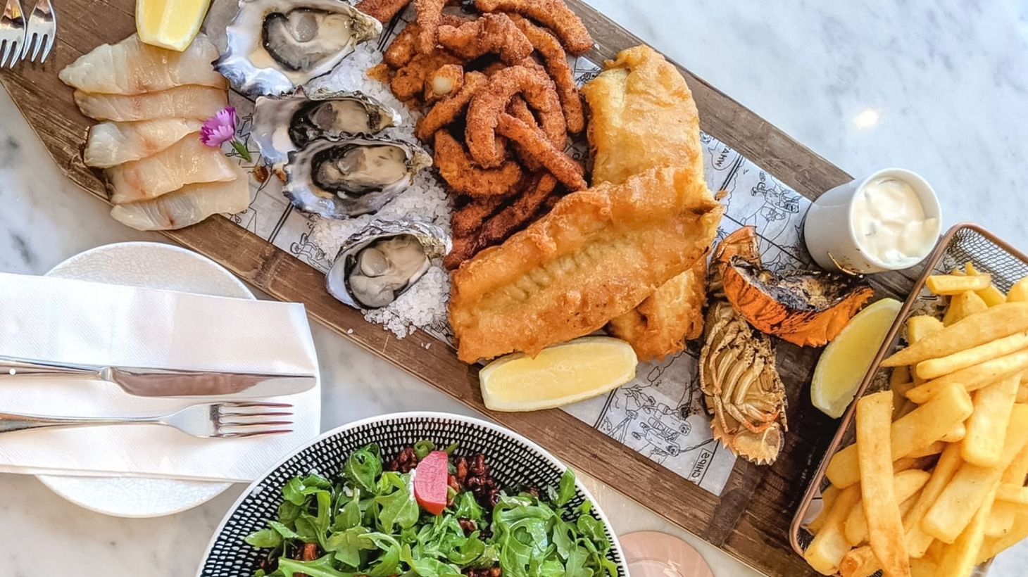 Gold Coast Savour a Seafood Platter for Two with Glass of Sparkling Wine Each