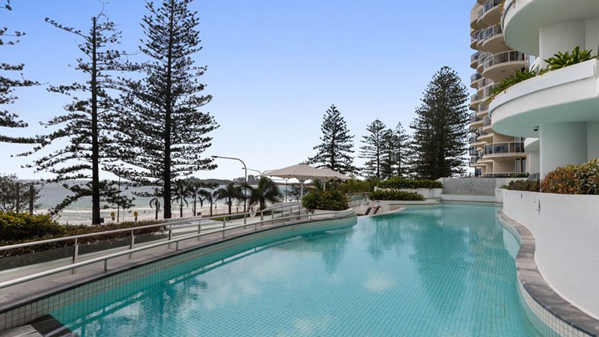 Sleek Sunshine Coast Beachfront Apartments on Mooloolaba Esplanade with