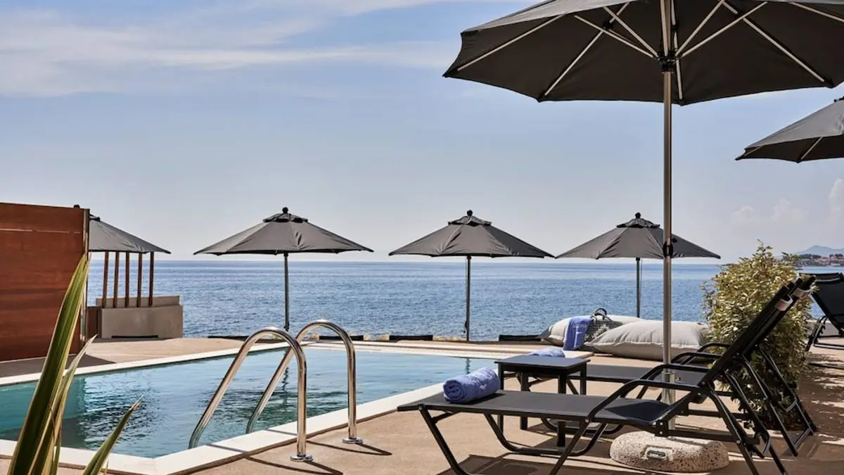 Beachfront Alassa Villas With Private Pools, West Mani, Greece