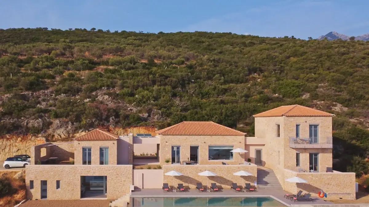 Villa Nupadi, West Mani, Greece