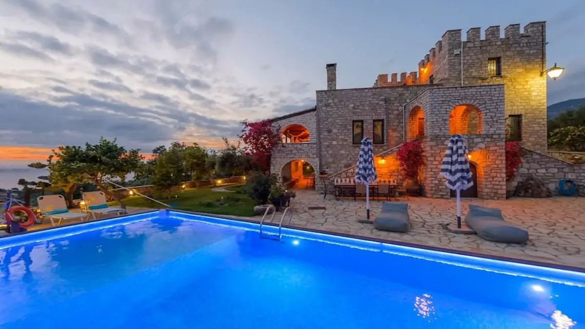 Once Upon a Time - A Castle of Magical Sunsets, Kalamata, Greece
