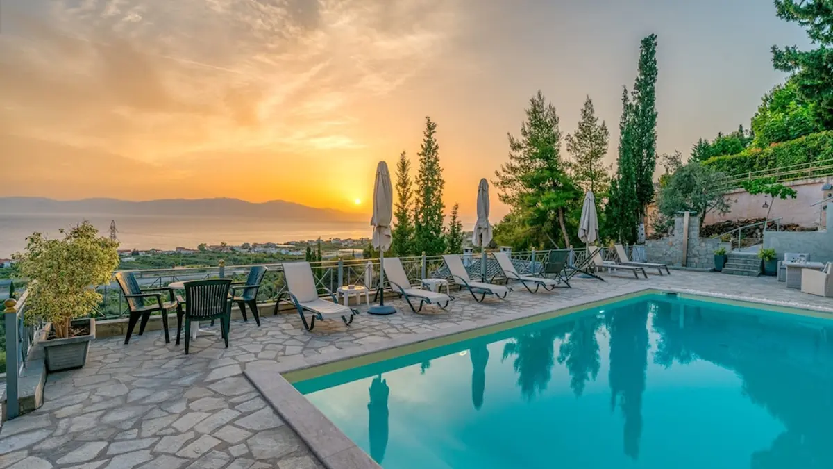 Onar Zin Seabliss - Penelope Poolside Getaway, Xylokastro-Evrostina, Greece