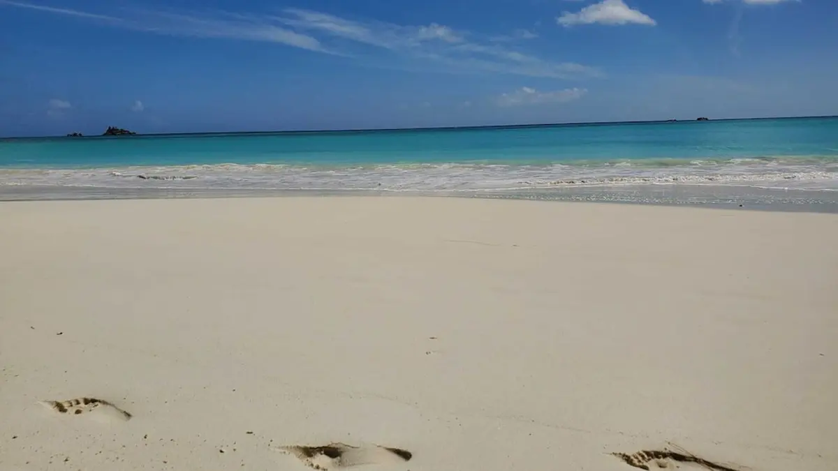 Cote d'Or Footprints, Praslin Island, Seychelles