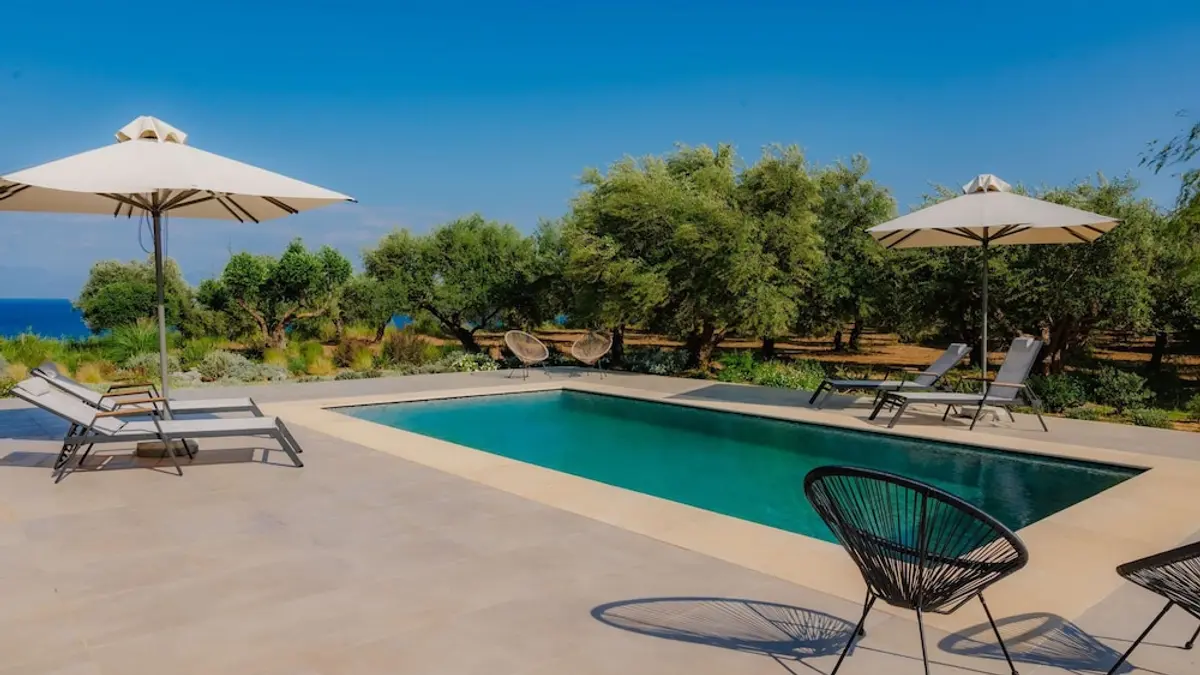 Oceanfront Villa Elaia Private Pool Panoramic Views, Pylos-Nestoras, Greece