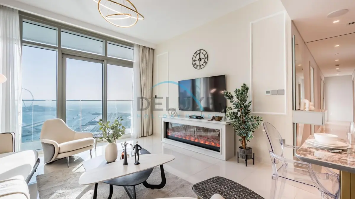 Classy 3BR with Assistant Room at Sunrise Bay Tower 1 Emaar Beachfront, Dubai Marina by Deluxe Holid, Dubai, United Arab Emirates