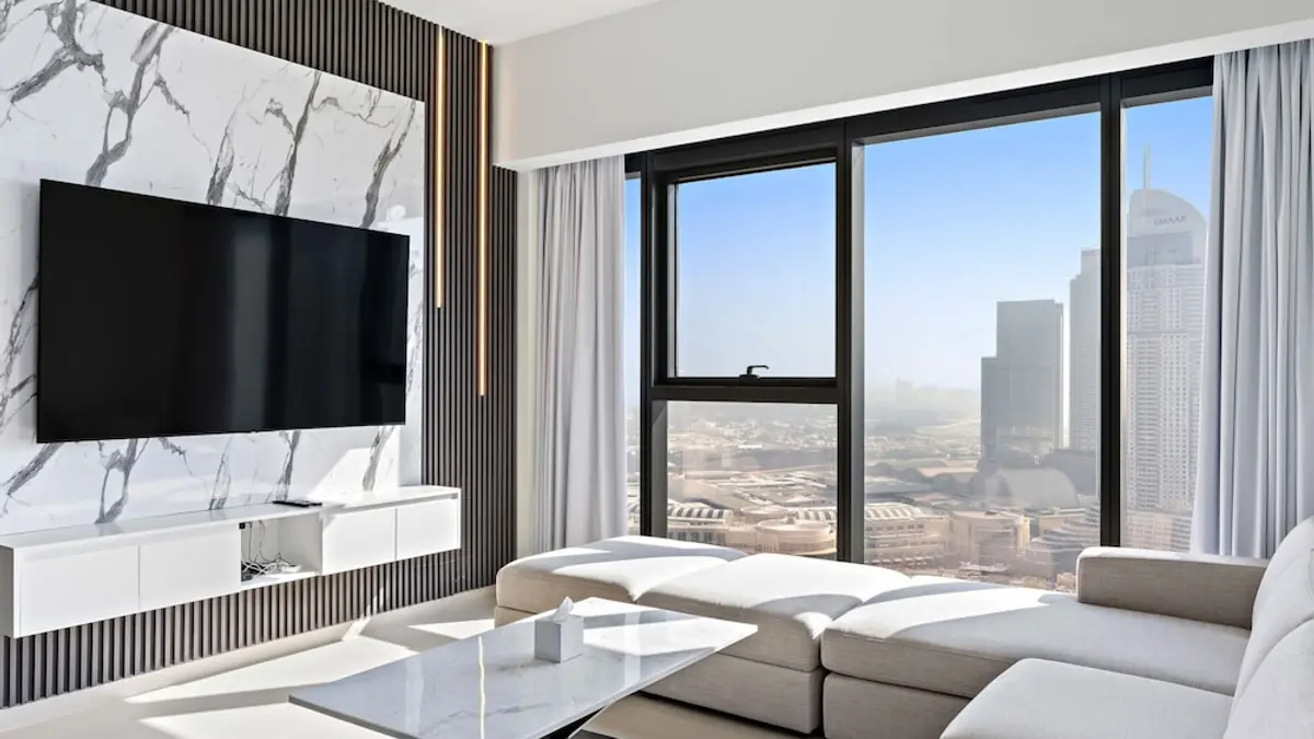 Luxuriöses Apartment - Spektakulärer Blick auf die Fontänen und den Burj, Dubai, United Arab Emirates