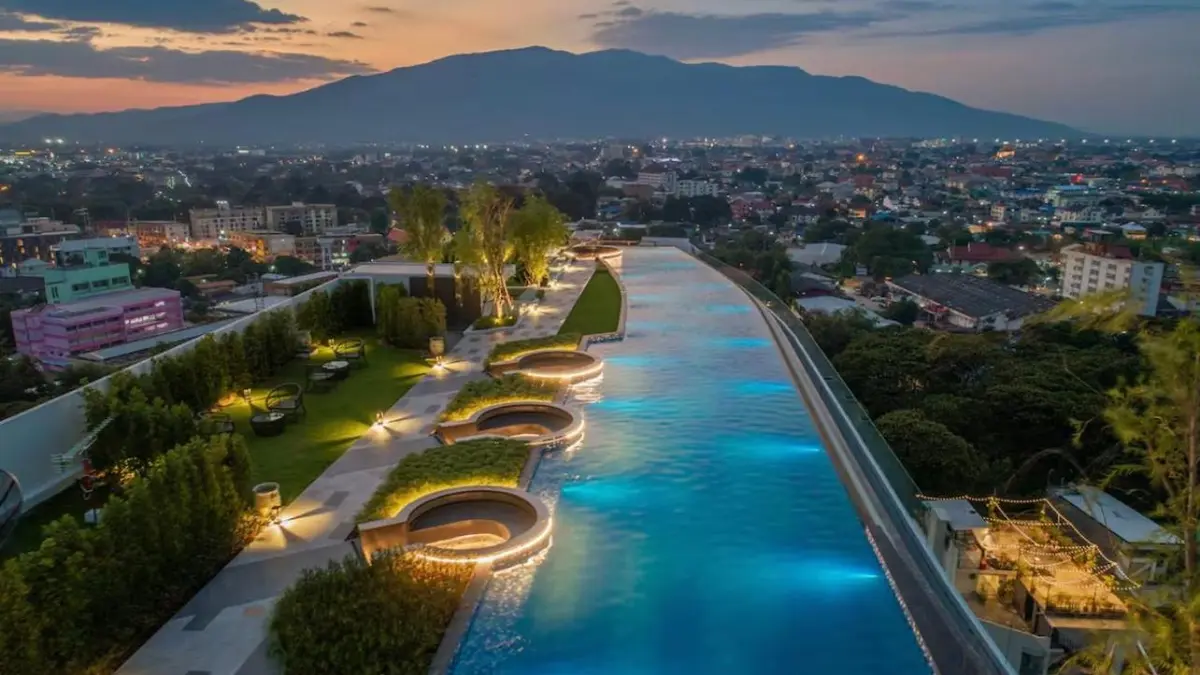 The Astra Sky River 宜居6人三卧两卫 无边泳池 热水浴缸 乳胶床垫5, Chiang Mai, Thailand