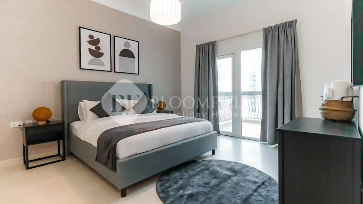Golf course view, stylish 2BR, Abu Dhabi, United Arab Emirates