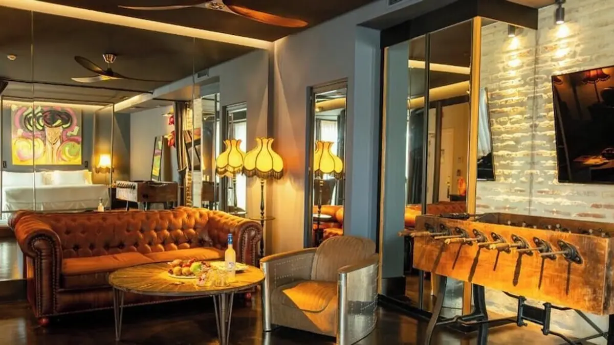 Hotel Lobby, Seville, Spain