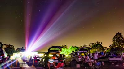 Ipswich: Tivoli Drive In Theatre Movie with Popcorn, Hot Dog or Burger Combo Meal