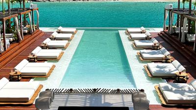 Morning or Afternoon YONA Floating Beach Club Experience with Dining Credit
