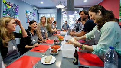 Barcelona: Three-Hour Spanish Cooking Class Experience with Premium Wines