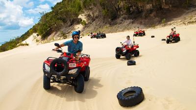 Official Tangalooma™ Day Cruise: with ATV Quad Bike, Lunch & Resort Access