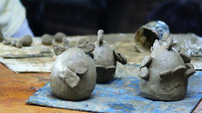 Two-Hour Clay & Sip Class in the City