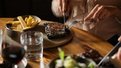 Sydney: Three-Course Dinner with Glass of Wine for Two or Four at The Meat & Wine Co. Barangaroo