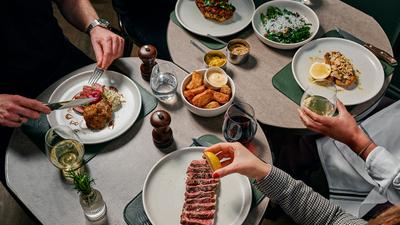 Melbourne: Three-Course Dinner for Two with Cocktail on Arrival & Bottle of Wine to Share