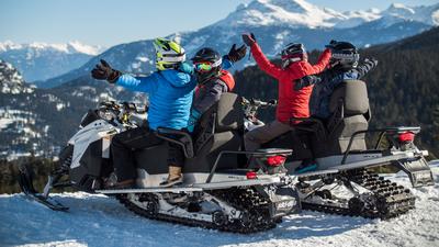 Whistler: 2.5-Hour Family Snowmobile Adventure Pass with Vallea Lumina Experience & TAG Adventure Park Access