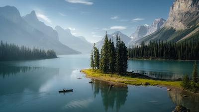 Alberta: Explore Jasper National Park on a Half-Day Tour with Guided Hike or Lake Cruise & Return Transfers