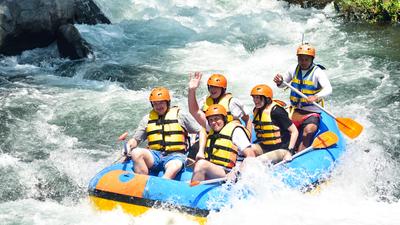 Rafting Adventure at Telaga Waja in East Bali with Buffet Lunch & Private Transfers