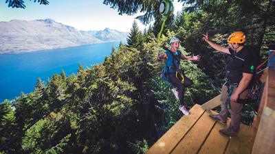 Queenstown: Chase Excitement on a Kereru Zipline Adventure with Thrilling 21-Metre Drop