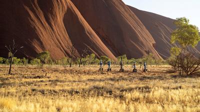 Four-Hour Uluru Morning Tour with Segway Experience & Guided Walk