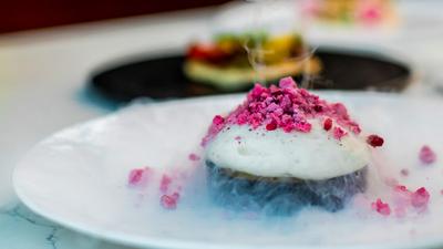 Melbourne: Indulgent Feed Me Banquet Dining Experience with Bottle of Wine for Two