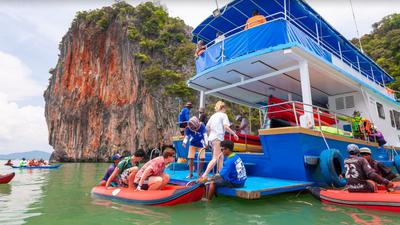 Full-Day Phang Nga Bay Tour with Canoeing, Buffet Lunch & Return Transfers