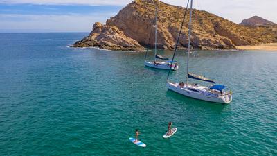 Los Cabos: Luxury Sailing Adventure with Arch of Cabo San Lucas & Premium Open Bar