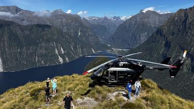 75-Minute Helicopter Flight Over Milford Sound with Return Queenstown Transfers