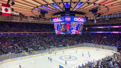 Witness an New York Rangers National Hockey League Game at Madison Square Garden