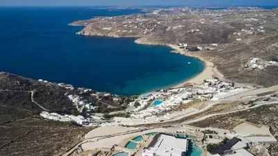 Myconian Panoptis Escape, Elia Beach, Greece