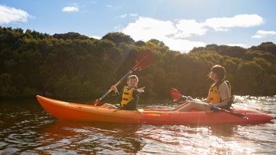 Two‑Hour Guided Kayak Tour on Harriet River at Vivonne Bay