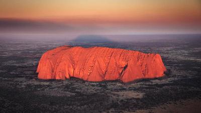 Uluru: 36-Minute Uluru & Kata Tjuta Sunset Grand View Helicopter Tour