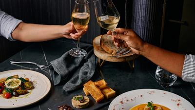 Melbourne: Two or Three-Course Dinner with Glass of French Sparkling Wine at No35 Restaurant