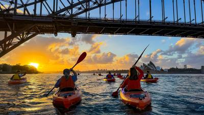 Two-Hour Sydney Harbour Sunset, Sunrise or Mid-Morning Kayak Tour