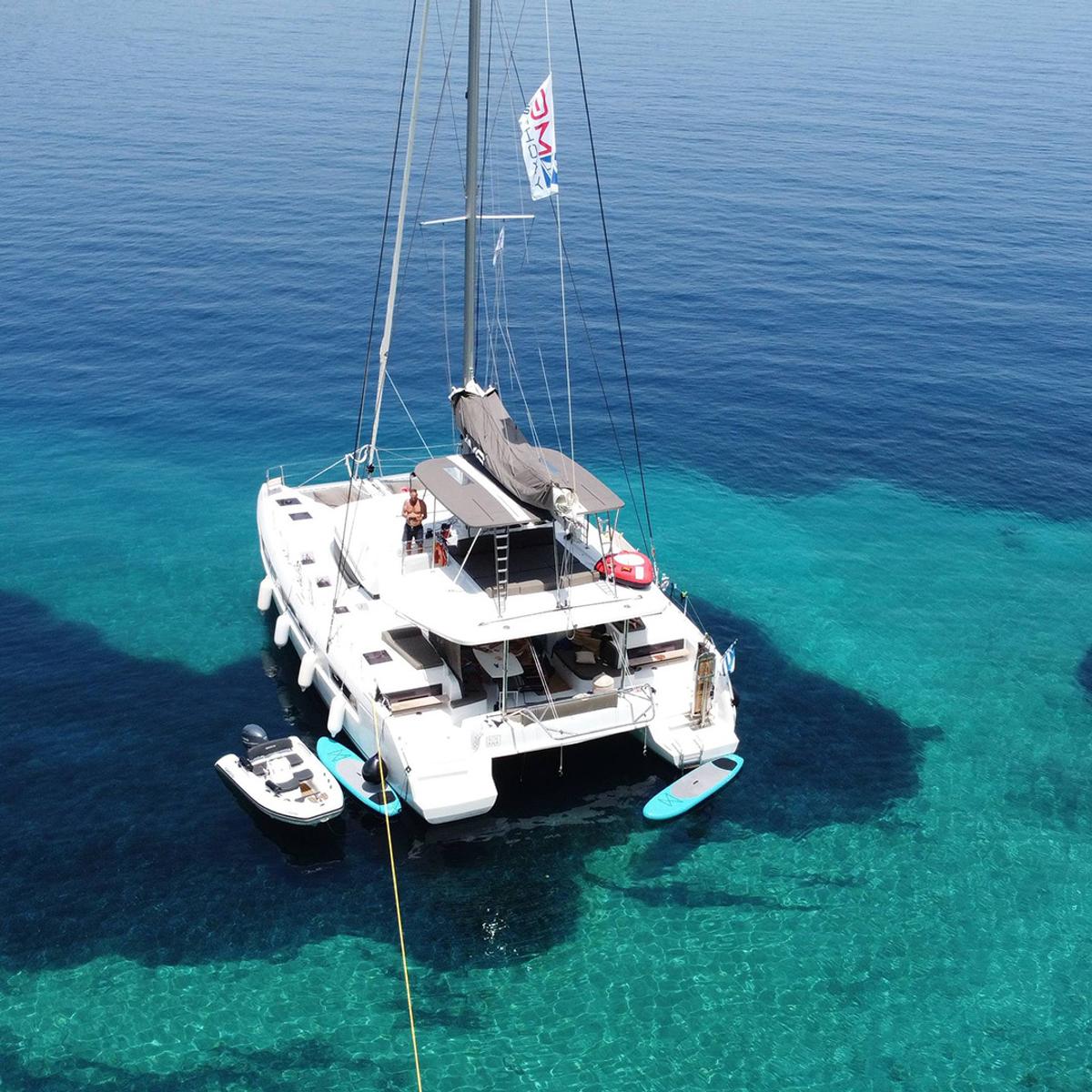 Greece Luxury Catamaran 2026 Ionian Odyssey with Shore Excursions & Complimentary Drinks Onboard by  4
