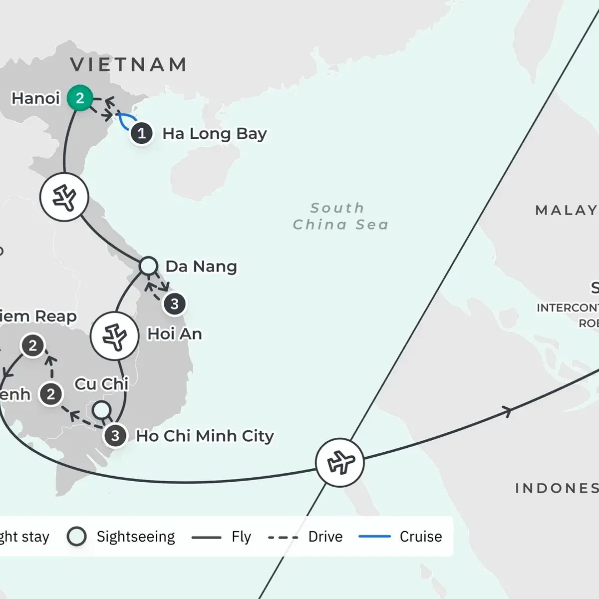 Offre à durée limitée : circuit de luxe de 14 jours au Vietnam et au Cambodge + séjour de 3 nuits à l’InterContinental Singapore Robertson Quay par  3