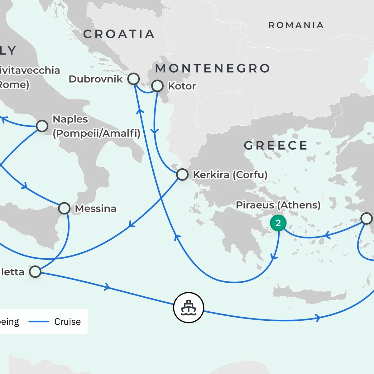 Greece, Croatia, Montenegro, Italy, Malta & Turkiye, Trusted Partner Cruises –  Greece, Croatia, Italy ,  2