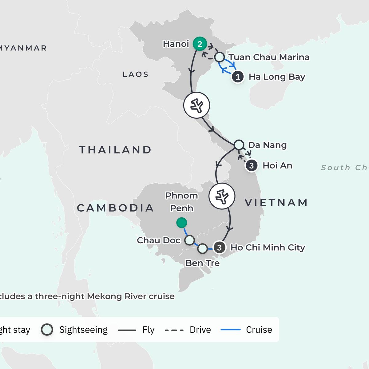 Deluxe 13-Day Vietnam & Cambodia Highlights Tour with Ha Long Bay, Hoi An & Mekong River Cruise by  2