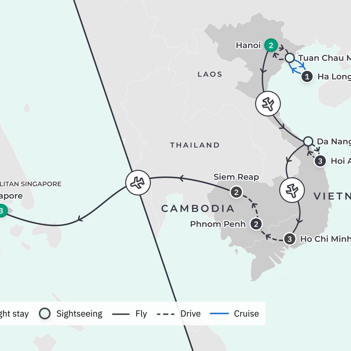 Limited Time Offer: 14-Day Vietnam & Cambodia Discovery + 3-Night COMO Metropolitan Singapore Stay by  2
