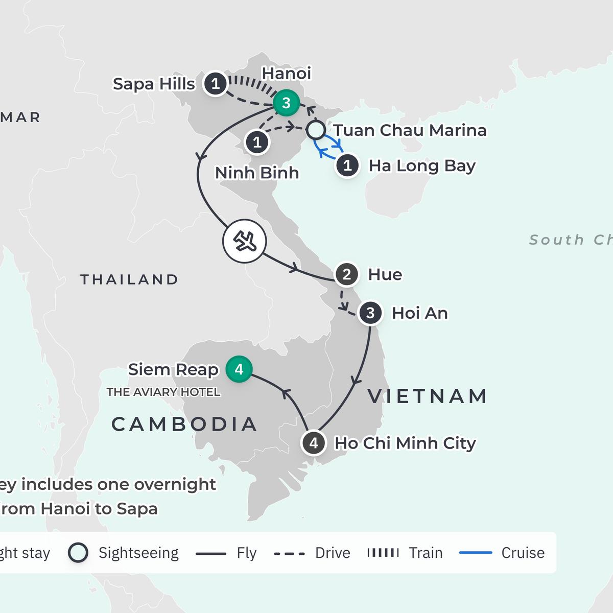 Offre à durée limitée : circuit Deluxe de 17 jours au Vietnam en 2027 avec Sapa, Huế et Hội An + séjour de 4 nuits à l’Aviary Hotel Siem Reap par  2